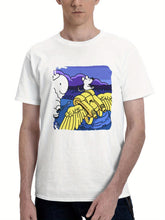 Believer 180G 100% Cotton Printed Round Neck Short-Sleeve T-Shirt, Gifts for Men Dad Husband Grandpa, S-XXXL, White