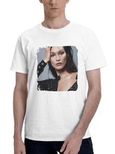 Bella Hadid Harper Bazaar Australia 180G 100% Cotton Printed Round Neck Short-Sleeve T-Shirt, Gifts for Men Dad Husband Grandpa, S-XXXL, White