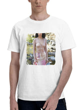 Bella Hadid Vogue Us 2022 180G 100% Cotton Printed Round Neck Short-Sleeve T-Shirt, Gifts for Men Dad Husband Grandpa, S-XXXL, White