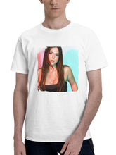 Bella Thorne 2024 180G 100% Cotton Printed Round Neck Short-Sleeve T-Shirt, Gifts for Men Dad Husband Grandpa, S-XXXL, White