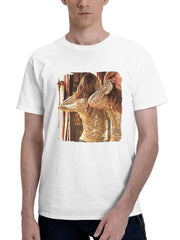 Bella Thorne Let Yourself Shine Campaign 180G 100% Cotton Printed Round Neck Short-Sleeve T-Shirt, Gifts for Men Dad Husband Grandpa, S-XXXL, White