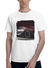 Bugatti Chiron Matte Carbon Ob 180G 100% Cotton Printed Round Neck Short-Sleeve T-Shirt, Gifts for Men Dad Husband Grandpa, S-XXXL, White