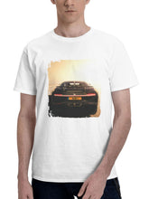 Bugatti Chiron Rear 2023 180G 100% Cotton Printed Round Neck Short-Sleeve T-Shirt, Gifts for Men Dad Husband Grandpa, S-XXXL, White