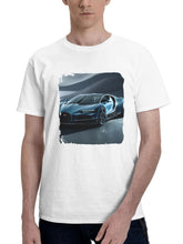 Bugatti Tourbillon Side View 180G 100% Cotton Printed Round Neck Short-Sleeve T-Shirt, Gifts for Men Dad Husband Grandpa, S-XXXL, White