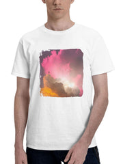 Beyond The Rapture 180G 100% Cotton Printed Round Neck Short-Sleeve T-Shirt, Gifts for Men Dad Husband Grandpa, S-XXXL, White