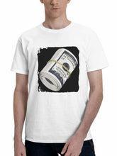 Bills 180G 100% Cotton Printed Round Neck Short-Sleeve T-Shirt, Gifts for Men Dad Husband Grandpa, S-XXXL, White