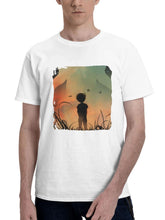 Acceptance 180G 100% Cotton Printed Round Neck Short-Sleeve T-Shirt, Gifts for Men Dad Husband Grandpa, S-XXXL, White