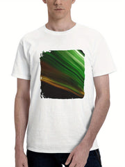 Acer 180G 100% Cotton Printed Round Neck Short-Sleeve T-Shirt, Gifts for Men Dad Husband Grandpa, S-XXXL, White