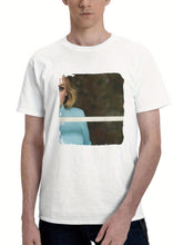 Adele 2023 180G 100% Cotton Printed Round Neck Short-Sleeve T-Shirt, Gifts for Men Dad Husband Grandpa, S-XXXL, White