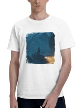 Aftermath 180G 100% Cotton Printed Round Neck Short-Sleeve T-Shirt, Gifts for Men Dad Husband Grandpa, S-XXXL, White