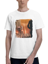 Aftermour 180G 100% Cotton Printed Round Neck Short-Sleeve T-Shirt, Gifts for Men Dad Husband Grandpa, S-XXXL, White