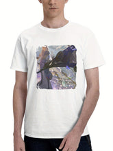 Albedo Genshin Impact 180G 100% Cotton Printed Round Neck Short-Sleeve T-Shirt, Gifts for Men Dad Husband Grandpa, S-XXXL, White