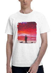 All I Need Is Me 180G 100% Cotton Printed Round Neck Short-Sleeve T-Shirt, Gifts for Men Dad Husband Grandpa, S-XXXL, White