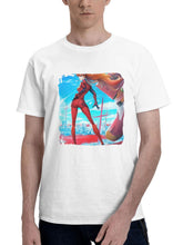 Asuka Eva Fanart 180G 100% Cotton Printed Round Neck Short-Sleeve T-Shirt, Gifts for Men Dad Husband Grandpa, S-XXXL, White