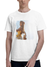 Asuka Langley Soryu Cosplay 180G 100% Cotton Printed Round Neck Short-Sleeve T-Shirt, Gifts for Men Dad Husband Grandpa, S-XXXL, White