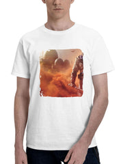 2023 Assassins Creed Mirage Game 180G 100% Cotton Printed Round Neck Short-Sleeve T-Shirt, Gifts for Men Dad Husband Grandpa, S-XXXL, White