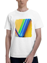 Asus Vibobook 180G 100% Cotton Printed Round Neck Short-Sleeve T-Shirt, Gifts for Men Dad Husband Grandpa, S-XXXL, White