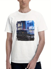 2023 Bentley Flying Spur Hybrid 180G 100% Cotton Printed Round Neck Short-Sleeve T-Shirt, Gifts for Men Dad Husband Grandpa, S-XXXL, White