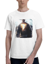 2023 Black Adam Xw 180G 100% Cotton Printed Round Neck Short-Sleeve T-Shirt, Gifts for Men Dad Husband Grandpa, S-XXXL, White