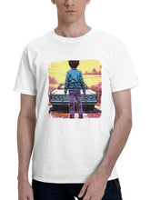 At That Moment 180G 100% Cotton Printed Round Neck Short-Sleeve T-Shirt, Gifts for Men Dad Husband Grandpa, S-XXXL, White