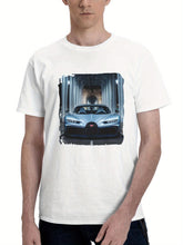 2023 Bugatti Chiron Profilee 180G 100% Cotton Printed Round Neck Short-Sleeve T-Shirt, Gifts for Men Dad Husband Grandpa, S-XXXL, White