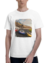 2023 Cadillac V Lmdh 180G 100% Cotton Printed Round Neck Short-Sleeve T-Shirt, Gifts for Men Dad Husband Grandpa, S-XXXL, White