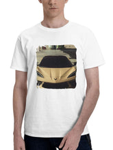 2023 Corvette C8 Sand Vossen Gabes 180G 100% Cotton Printed Round Neck Short-Sleeve T-Shirt, Gifts for Men Dad Husband Grandpa, S-XXXL, White