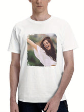 Aurela Skandaj In Joy 180G 100% Cotton Printed Round Neck Short-Sleeve T-Shirt, Gifts for Men Dad Husband Grandpa, S-XXXL, White