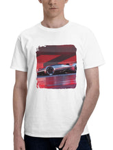 2023 Ferrari Vision Granturismo 180G 100% Cotton Printed Round Neck Short-Sleeve T-Shirt, Gifts for Men Dad Husband Grandpa, S-XXXL, White
