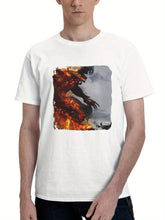 2023 Final Fantasy Xvi Pr 180G 100% Cotton Printed Round Neck Short-Sleeve T-Shirt, Gifts for Men Dad Husband Grandpa, S-XXXL, White