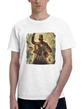 2023 Indiana Jones And The Dial Of Destiny 180G 100% Cotton Printed Round Neck Short-Sleeve T-Shirt, Gifts for Men Dad Husband Grandpa, S-XXXL, White