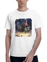 Avatar 2 The Way Of Water 12k 180G 100% Cotton Printed Round Neck Short-Sleeve T-Shirt, Gifts for Men Dad Husband Grandpa, S-XXXL, White