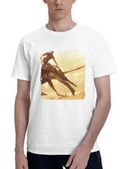 Avatar 2 180G 100% Cotton Printed Round Neck Short-Sleeve T-Shirt, Gifts for Men Dad Husband Grandpa, S-XXXL, White