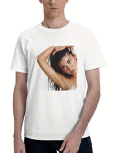 2023 Kylie Jenner Fall Ad Campaign Qh 180G 100% Cotton Printed Round Neck Short-Sleeve T-Shirt, Gifts for Men Dad Husband Grandpa, S-XXXL, White