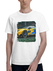 2023 Lamborghini Aventador Svj Outdoor 180G 100% Cotton Printed Round Neck Short-Sleeve T-Shirt, Gifts for Men Dad Husband Grandpa, S-XXXL, White