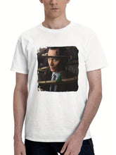 2023 Loki Season 2 Py 180G 100% Cotton Printed Round Neck Short-Sleeve T-Shirt, Gifts for Men Dad Husband Grandpa, S-XXXL, White