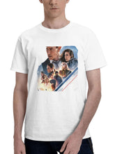 2023 Mission Impossible Dead Reckoning Part One 6b 180G 100% Cotton Printed Round Neck Short-Sleeve T-Shirt, Gifts for Men Dad Husband Grandpa, S-XXXL, White