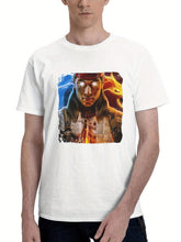 2023 Mortal Kombat 1 180G 100% Cotton Printed Round Neck Short-Sleeve T-Shirt, Gifts for Men Dad Husband Grandpa, S-XXXL, White