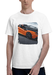 2023 Novitec Lamborghini Aventador Lp 780 4 Ultimae Roadster 10k 180G 100% Cotton Printed Round Neck Short-Sleeve T-Shirt, Gifts for Men Dad Husband Grandpa, S-XXXL, White