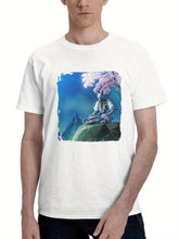 Azuki Fortnite 180G 100% Cotton Printed Round Neck Short-Sleeve T-Shirt, Gifts for Men Dad Husband Grandpa, S-XXXL, White