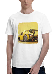 2023 Radical Sr3 3xr Rear 180G 100% Cotton Printed Round Neck Short-Sleeve T-Shirt, Gifts for Men Dad Husband Grandpa, S-XXXL, White