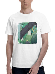 2023 Scavengers Reign Animated Tv Series 180G 100% Cotton Printed Round Neck Short-Sleeve T-Shirt, Gifts for Men Dad Husband Grandpa, S-XXXL, White