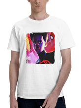 2023 Spider Man Across The Spider Verse Bo 180G 100% Cotton Printed Round Neck Short-Sleeve T-Shirt, Gifts for Men Dad Husband Grandpa, S-XXXL, White