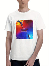2023 Spider Man Across The Spider Verse Movie 180G 100% Cotton Printed Round Neck Short-Sleeve T-Shirt, Gifts for Men Dad Husband Grandpa, S-XXXL, White