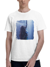 2023 The Little Mermaid 28 180G 100% Cotton Printed Round Neck Short-Sleeve T-Shirt, Gifts for Men Dad Husband Grandpa, S-XXXL, White