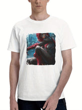 Batgirl Beyond 180G 100% Cotton Printed Round Neck Short-Sleeve T-Shirt, Gifts for Men Dad Husband Grandpa, S-XXXL, White