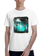 2024 Aston Martin Vantage Gt3 10k 180G 100% Cotton Printed Round Neck Short-Sleeve T-Shirt, Gifts for Men Dad Husband Grandpa, S-XXXL, White