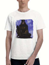 Batgirl Gotham Knights 180G 100% Cotton Printed Round Neck Short-Sleeve T-Shirt, Gifts for Men Dad Husband Grandpa, S-XXXL, White