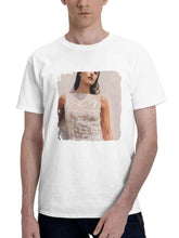 2024 Camila Mendes Vogue Mexico 180G 100% Cotton Printed Round Neck Short-Sleeve T-Shirt, Gifts for Men Dad Husband Grandpa, S-XXXL, White