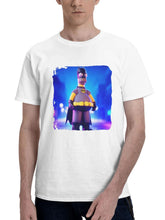 Bathomer 180G 100% Cotton Printed Round Neck Short-Sleeve T-Shirt, Gifts for Men Dad Husband Grandpa, S-XXXL, White